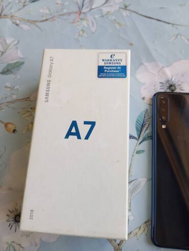 telefon samsung a32: Samsung A7, 128 GB, rəng - Qara