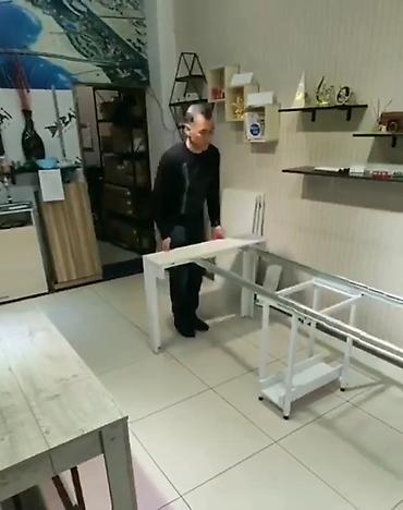 Столы-трансформеры: Стол трансформер "Швейцар 40/77" длина от 48 до 300 см высота — 12