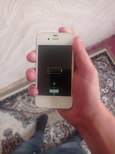 IPhone 4, 16 GB, Ağ, Qırıq