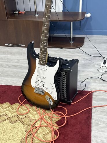 музыкальное оборудование бишкек: Продаю гитару Squier Stratocaster состояние отличное цена 20 000 сом