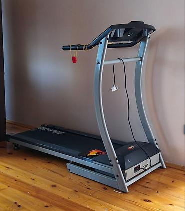 İdman və istirahət: Qaçış trenajoru – kompakt, elektrikli, konsollu model -100 kg - — 1