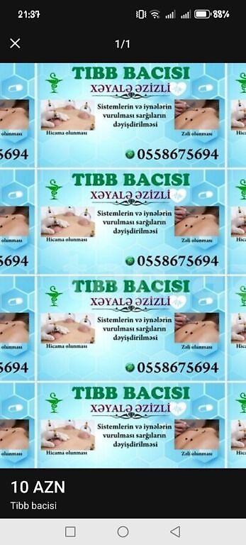 masaj işi axtarıram: Tibb bacısı, 30 yaş, 5 ildən artıq təcrübə, Növbəli qrafik — 1