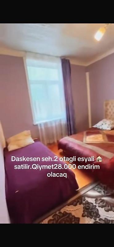 ucuz evlerin satışı: Daşkəsən şəhərində, tam əşyalı 2 otaqlı mənzil satılır — 2