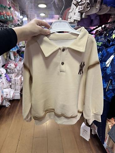 polo bear: Детская толстовка-поло YMD - Модель: батник с воротником поло и — 1