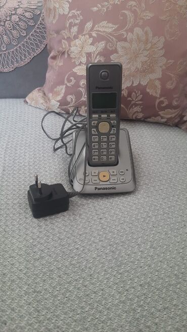 mini telfon: Стационарный телефон Panasonic, Беспроводной, Б/у, Самовывоз