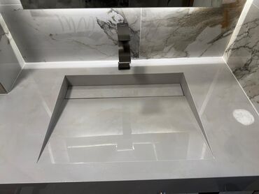 Раковины для ванной: Раковина для ванной, Квадрат форма, Материал: Керамика — 4