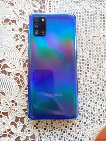 samsung galaxy z fold 2: Samsung Galaxy A31, 64 ГБ, цвет - Синий, Отпечаток пальца
