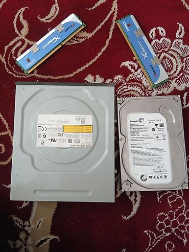 xarici sert disk: PC hissələri paketi - Operativ yaddaş: 2 ədəd Kingston HyperX DDR3 — 1