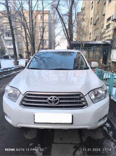 Toyota: Toyota Highlander: 2008 г., 3.5 л, Автомат, Бензин, Внедорожник