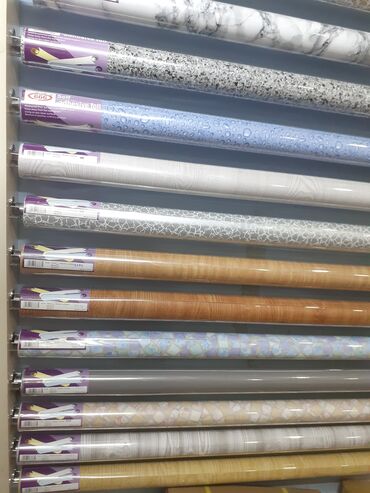 Vinil divar kağızı, oboy: Vinil Divar Kağızları Arxası Özü Yapışqandır. Rulon da 10 metr olur — 16