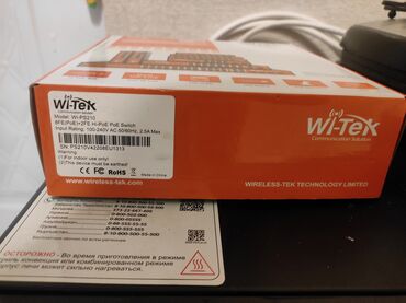 işlənmiş kalonka: Witek poe switch 8fe poe switch model : WI-PS210 100 AZN işlənməyib
