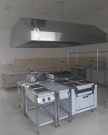 masa metal: Peşəkar mətbəx avadanlıqları komplekti - Paslanmayan poladdan sənaye — 1