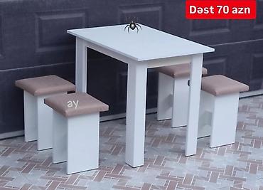 Masalar və oturacaqlar: Mətbəx üçün, Yeni, 4 stul — 1