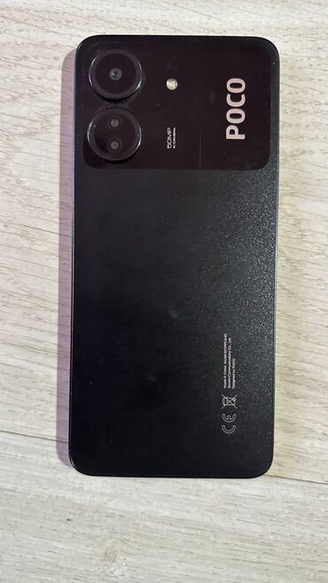 телефон реди: Poco C65, Б/у, цвет - Черный, 2 SIM