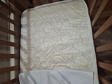 Манежи-кровати: Детская кровать 0+дерево 100% матрас намотрасник пуховые одеяло+ at lalafo.kg — 9 Манежи-кровати: Детская кровать 0+дерево 100% матрас намотрасник пуховые одеяло+ — 9