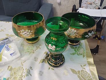 cay dəsti: Çay dəsti, rəng - Qızılı, Farfor, Bohemia, Çexiya — 2