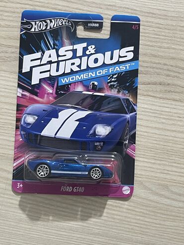 ml 164: Hot wheels fast and furious Ford GT40 Yenidir açılmayıb 1/64 dürr.✅