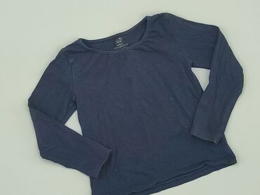 niebieska bluzka koszulowa: Bluzka, H&M, 3-4 lat, 98-104 cm, stan - Dobry