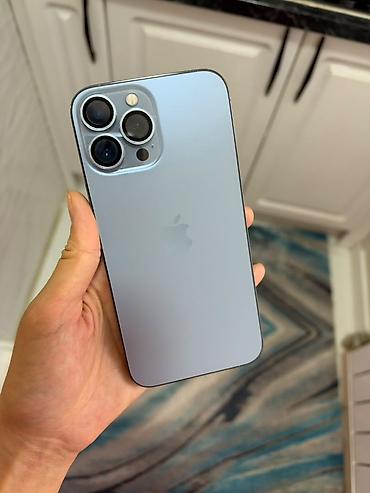 IPhone 13 Pro Max, Б/у, 256 ГБ, Sierra Blue, Зарядное устройство, Чехол, 78 %