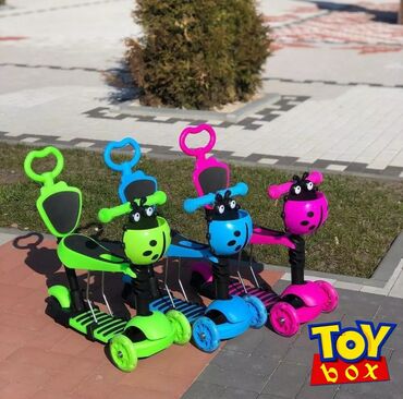 Игрушки: Детский трёхколёсный самокат 5 в 1 Детский самокат Самокаты Божья