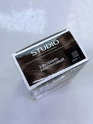 химия для краски: Крем-краска для волос STUDIO 3D Holography - Оттенок: 3.45 — 2