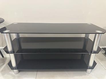 mebel dekor: TV altlığı satılır! Qara rəng, müasir dizayn 3 mərtəbəli, geniş və — 1