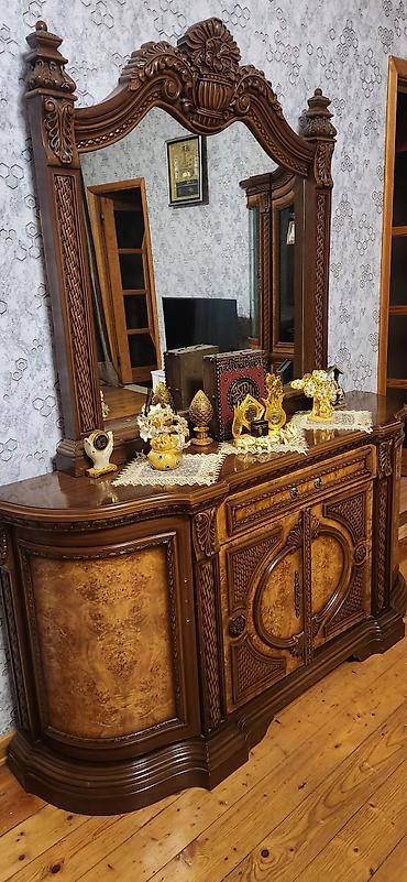 qedimi kravat: Klassik üslubda tam dəst mebel - Material: massiv ağac və təbii ağac — 6