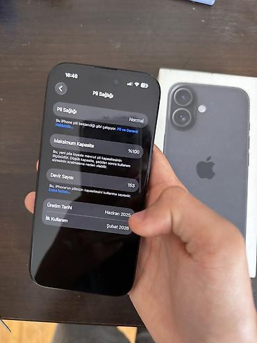 iphone 16 2 ci el: IPhone 16, 128 GB, Qara, Face ID — 3