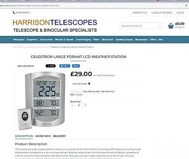 Merači vlage: Celestron Large Format LCD Weather Station – bežična meteorološka — 3