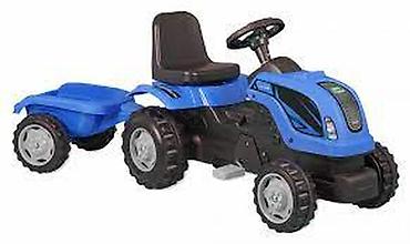 ps bluza: Traktor sa prikolicom 956 plavi – igračka za decu od 3 godine Traktor — 1