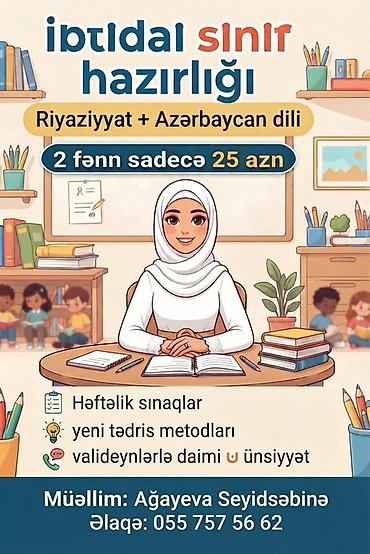 cin dili kursları: Məktəbəqədər və ibtidai sinif hazırlığı, Azərbaycan dili, Onlayn — 1