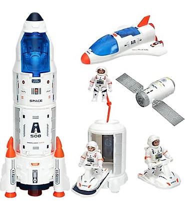 i̇şıqlı konstruktorlar: №: 7736 Məhsulun adı: Oyuncaq raket Union Space Station Series — 1