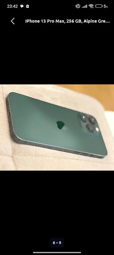 Apple iPhone: IPhone 13 Pro Max, 256 GB, Alpine Green — 6