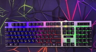 rgb klaviatura: Membran klaviatura RGB işıq💡 USB keçidi ilə 1ay istifadə olunub