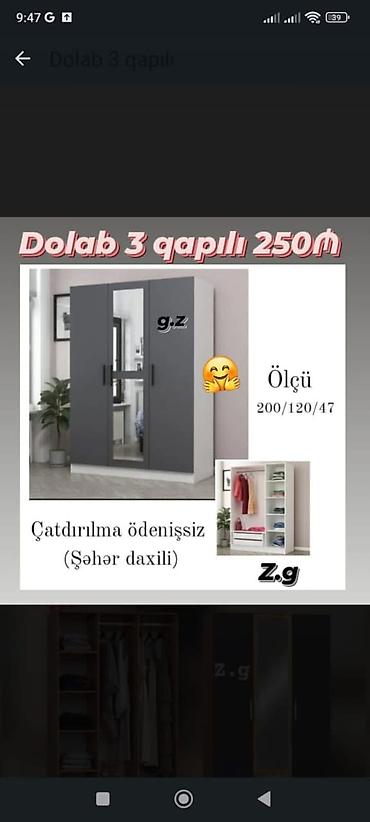 şkaf kupe qiyməti: Dolab yeni qarderob paltar — 2