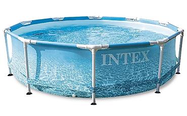 Бассейны: №: 7993 Məhsulun adı: Karkaslı hovuz Intex H28208NP, mavi, 305x76 sm — 2