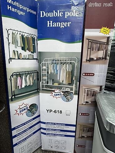 Двухсторонняя напольная вешалка для одежды YP-618 (Double pole Hanger)