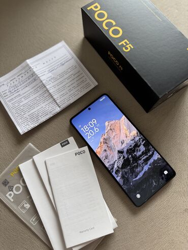 купить виар очки для телефона: Poco F5, Колдонулган, 256 ГБ, түсү - Кара, 2 SIM