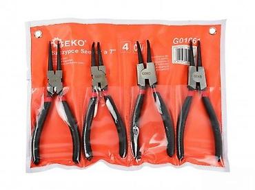 ofingeri cena: GEKO set klešta za osiguravajuće segere – 4 dela (model G01661) - — 1