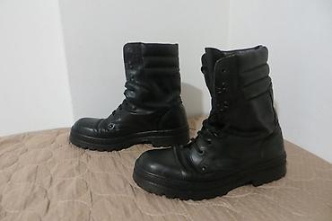 rumenilo max factor: KOZNE VOJNE CIZME br 44 28cm unutrasnje gaziste stopala, potpuno — 4
