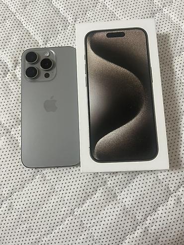 iphone 5 plus: IPhone 15 Pro, Б/у, 256 ГБ, Natural Titanium, Коробка — 1