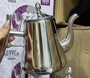 Чайник из нержавеющей стали 1.2 и 1.8 л для плиты Простой наплитный