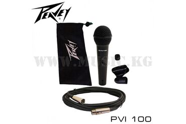 Барабаны: Динамический микрофон Peavey PVi 100 (XLR - XLR) PVi 100 XLR – это