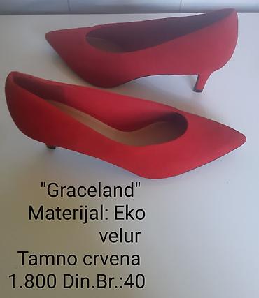 Salonke: Graceland ženske salonke - Model: špicasti vrh, niska štikla (kitten — 4