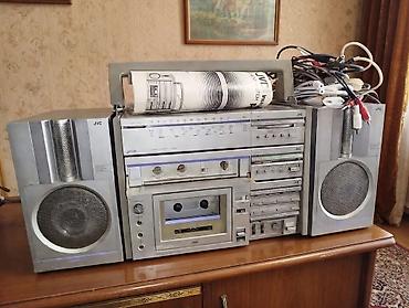 музык: Японский магнитофон JVC PC-5 Kачeствeнный, тяжёлый винтажный — 1
