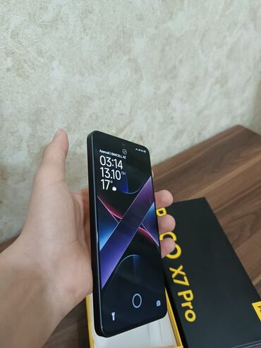 qaz peçi qiyməti: Poco X7 Pro, 256 GB, rəng - Sarı, Zəmanət, Sənədlərlə