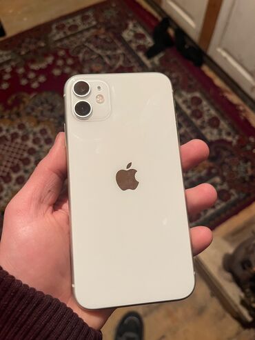 iphone 11 128 qiymeti: IPhone 11, 128 GB, Ağ, Face ID
