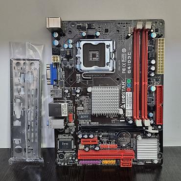 Материнские платы: Материнская плата, Б/у, Biostar, LGA775, Micro-ATX, Для ПК — 1