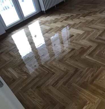 Döşəmə işləri: Pol parket cilalama — 7