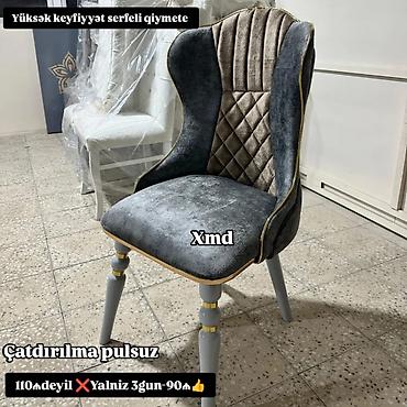 oval masalar: Qonaq otağı üçün, Yeni, Qatlanmayan, rəng - Ağ Stul — 4